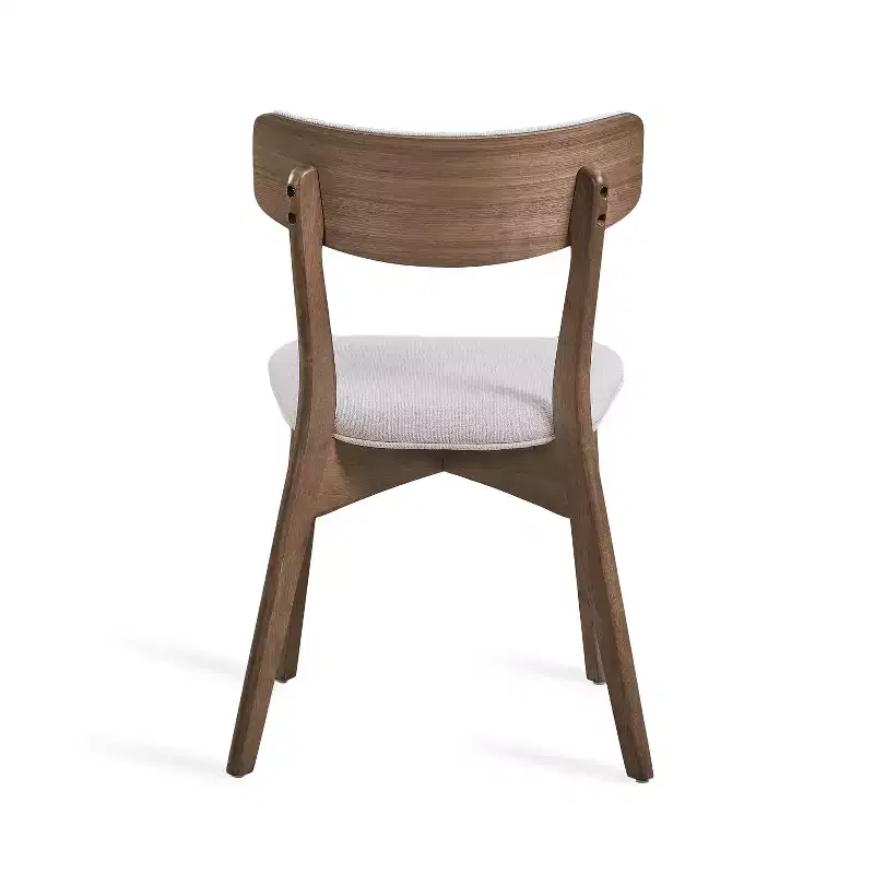 GDFStudio Willis Rubberwood Upholstered Dining Chairs (Set of 4)