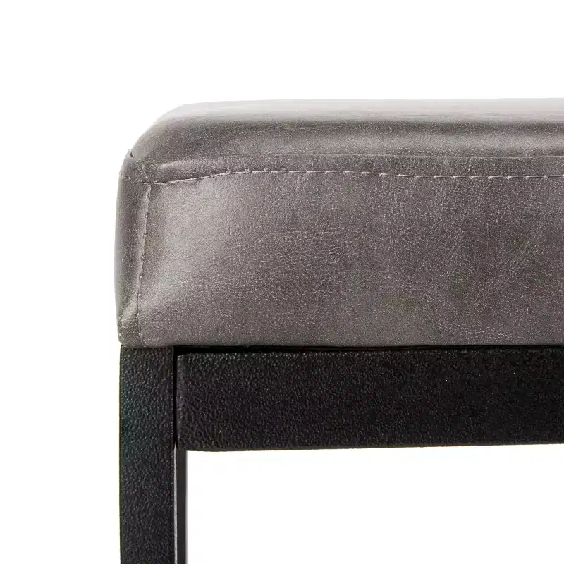 Chase Faux Leather Bench - BCH6204 - Safavieh