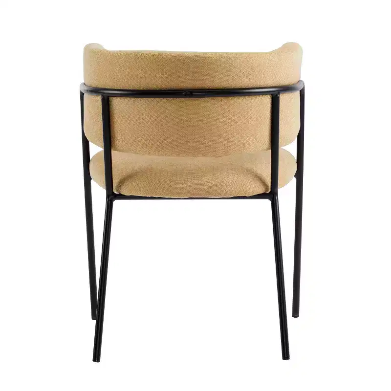 Christopher Knight Home Nest Modern Upholstered Dining Chairs with Metal Frame (Set of 4)