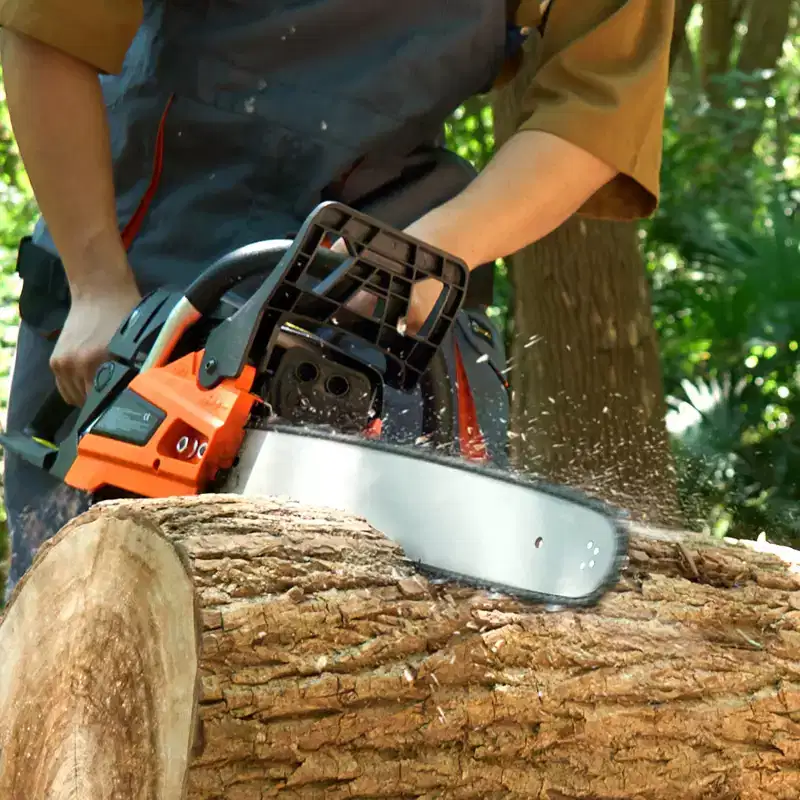 VEVOR Gas Chainsaw, 58CC 20 3.22HP, Gasoline Powered Chain Saw, Handheld Cordless Petrol Chainsaws for Tree Wood Branch Cutting, Orange