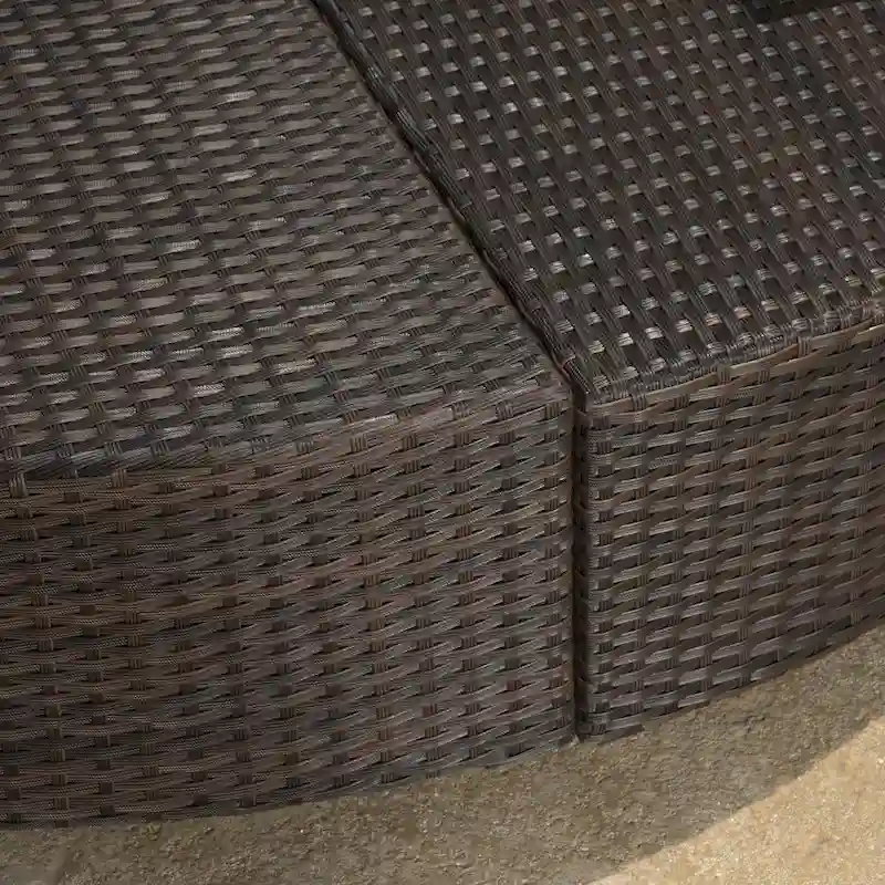 Best Sail Bridge 12-piece Brown Wicker Sofa Set with Cushions by Havenside Home