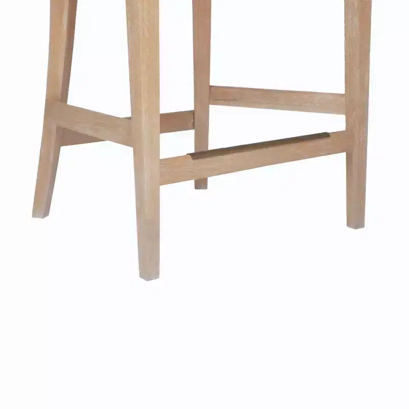 Martha Stewart 25 Playa Handcrafted Rattan Counter Height Barstool