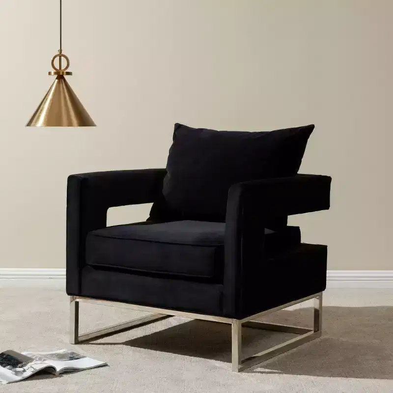 Olivya Club Chair - KNT7019 - Safavieh Couture