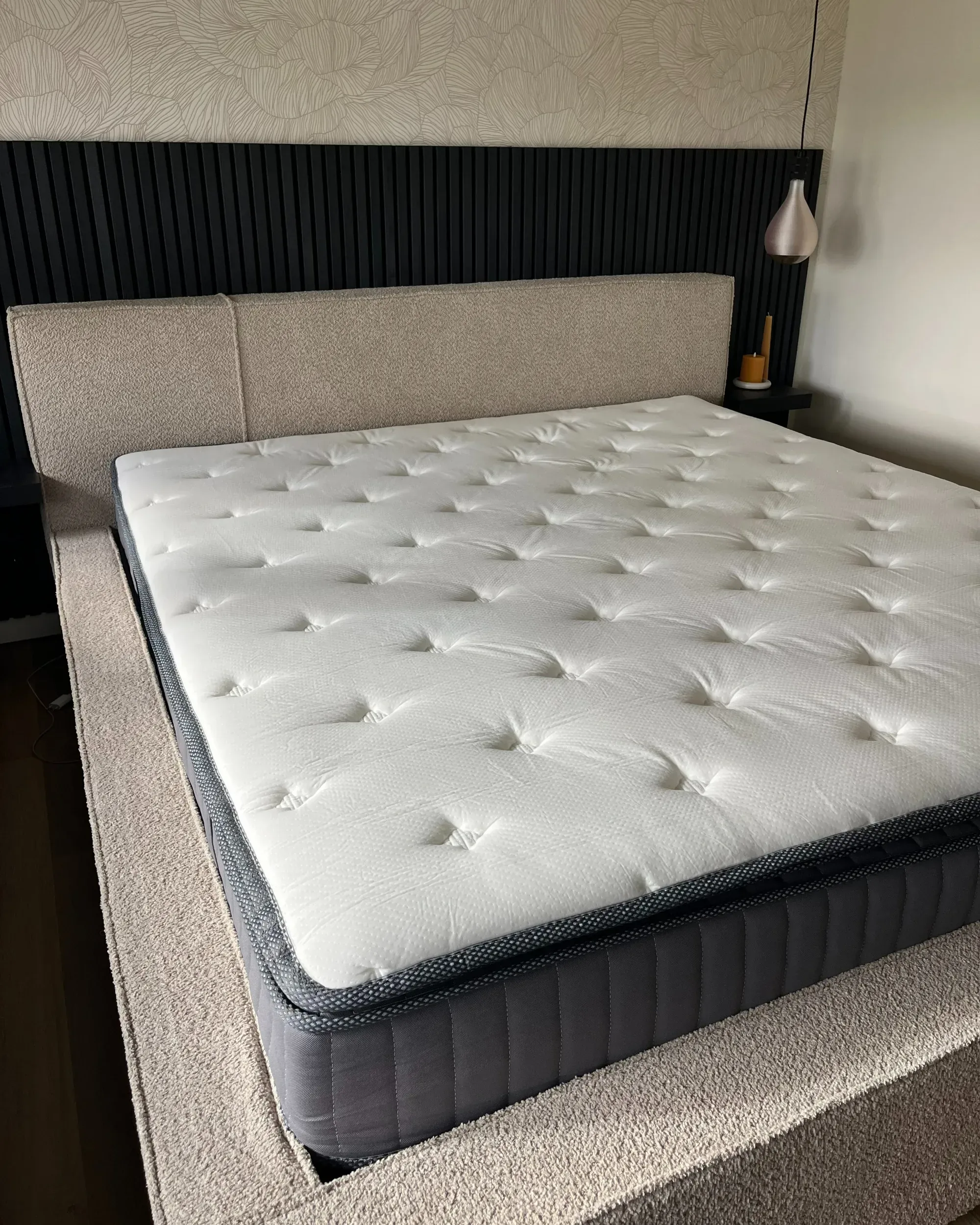 Materasso a molle insacchettate con memory gel H2/3 180x200 cm