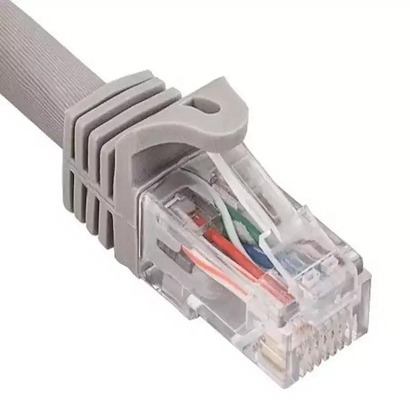 SANOXY Cables and Adapters; 50ft Cat6a 600 MHz UTP Snagless Ethernet Network Patch Cable, Gray