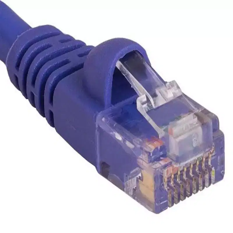 SANOXY Cables and Adapters; 50ft Cat5e 350 MHz UTP Snagless Ethernet Network Patch Cable, Purple