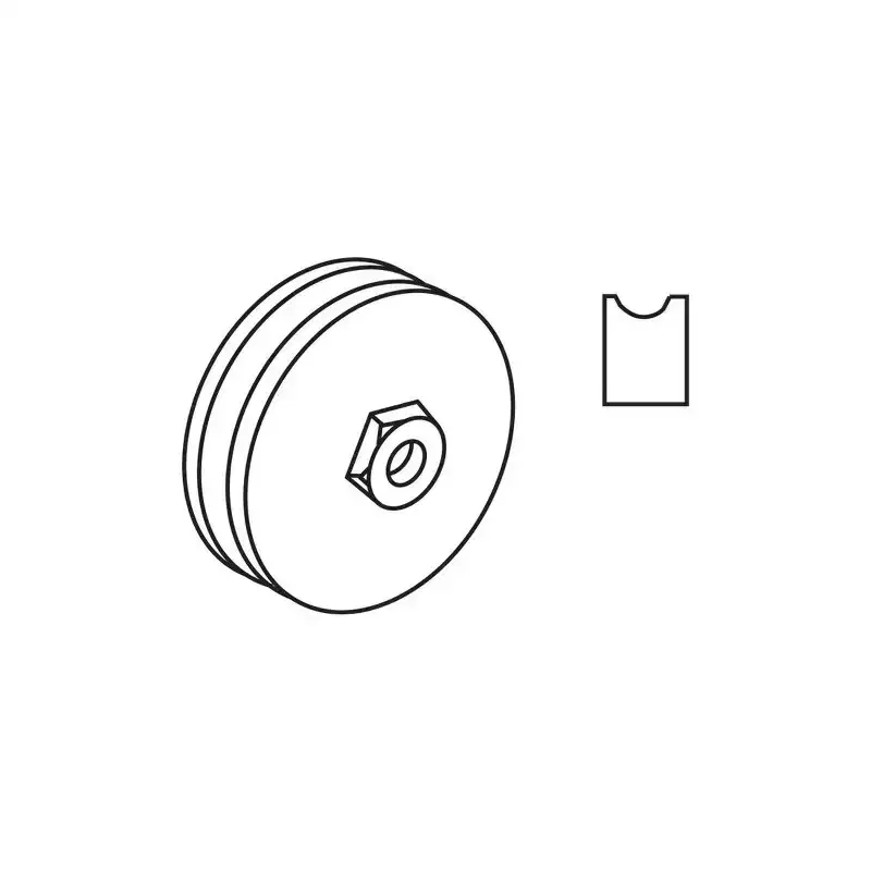 Brixwell 21-69br 1in Celcon Shower Door Roller brass Interrace Ss Ballbearing