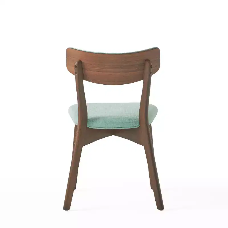 GDFStudio Willis Rubberwood Upholstered Dining Chairs (Set of 4)