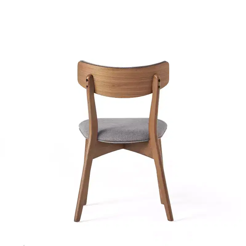 GDFStudio Willis Rubberwood Upholstered Dining Chairs (Set of 4)
