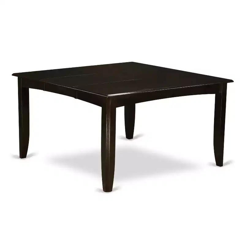 Parfait Dinette Table With Leaf And Dinette Chairs Cappuccino Finish