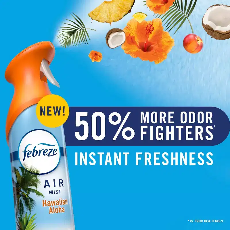 Febreze Air Mist - Refresh & Energize - 16.2oz/2pk: Aerosol, Non-Powered