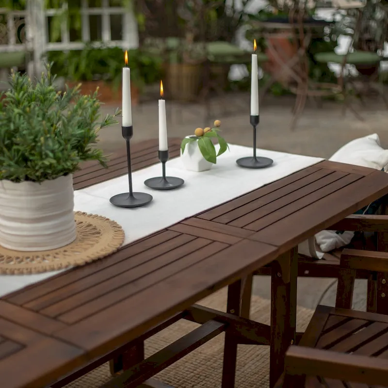 Middlebrook Hydaburg 5-Piece Acacia Extension Dining Set