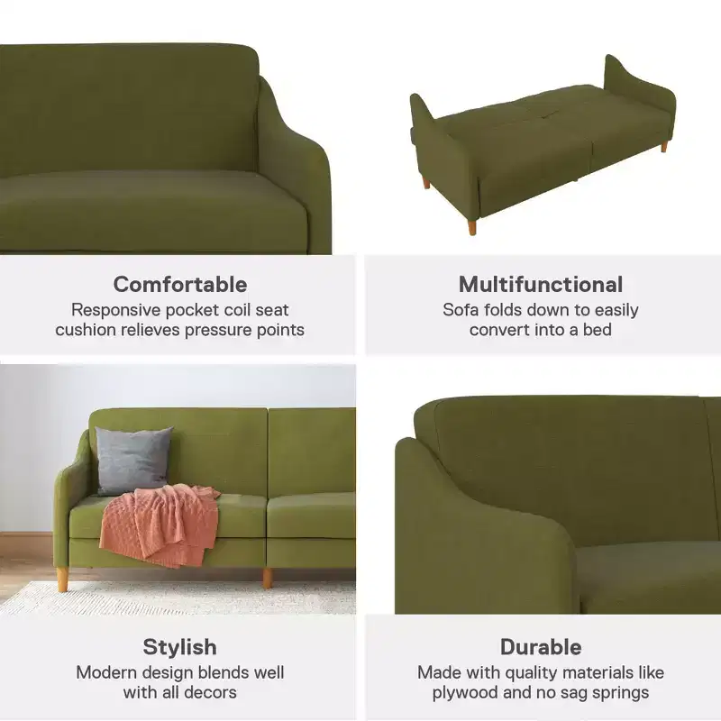 DHP Jasper Coil Futon