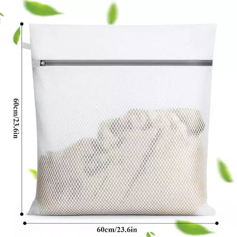 Garnen 1 Pack Large Mesh Laundry Bags for Washing, Travel Laundry Bags Delicates Laundry Bags Mesh Wash Bag, Lingerie Bags Washing Machine for Bras