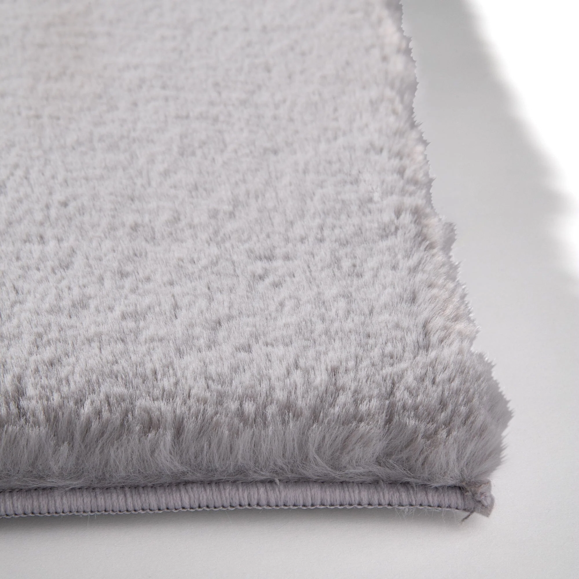 Memory Foam Rug 2 Large Gray