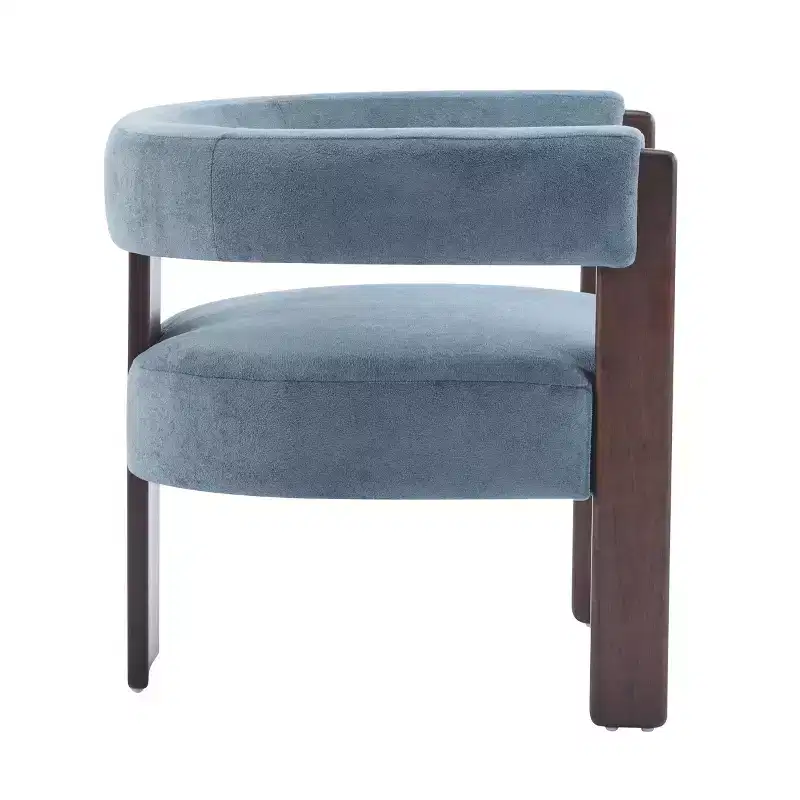 Christopher Knight Home Noah Modern Rubberwood Upholstered Accent Arm Chair