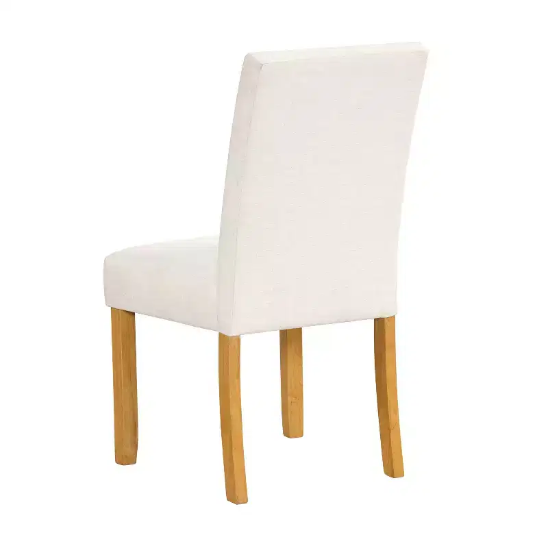 HomePop Set of 2 Tufted Back Dining Chairs Plywood Frame, Capacity