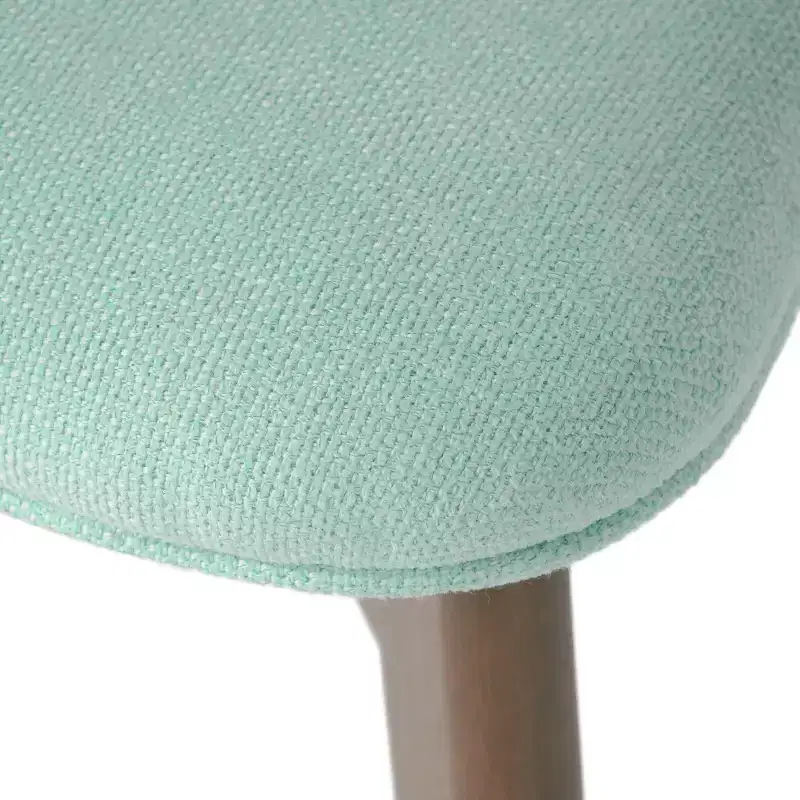 GDFStudio Willis Rubberwood Upholstered Dining Chairs (Set of 4)
