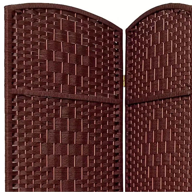 7 ft. Tall Diamond Weave Room Divider (6 Panels)