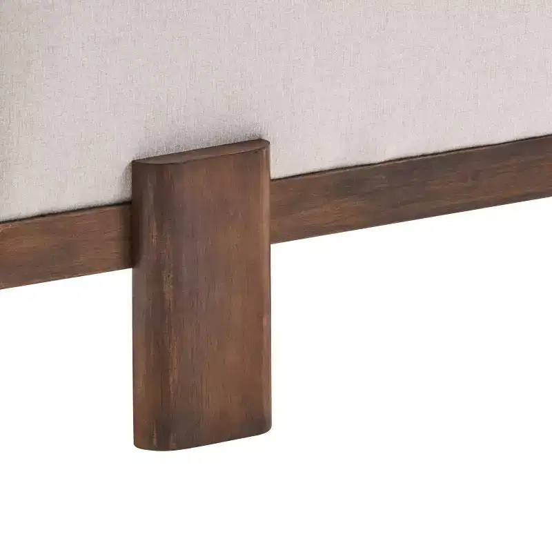 Christopher Knight Home Blinny 54.75W Upholstered Bench with Rubber Wood Legs