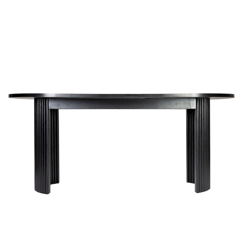 Solid Wood Oval Dining Table