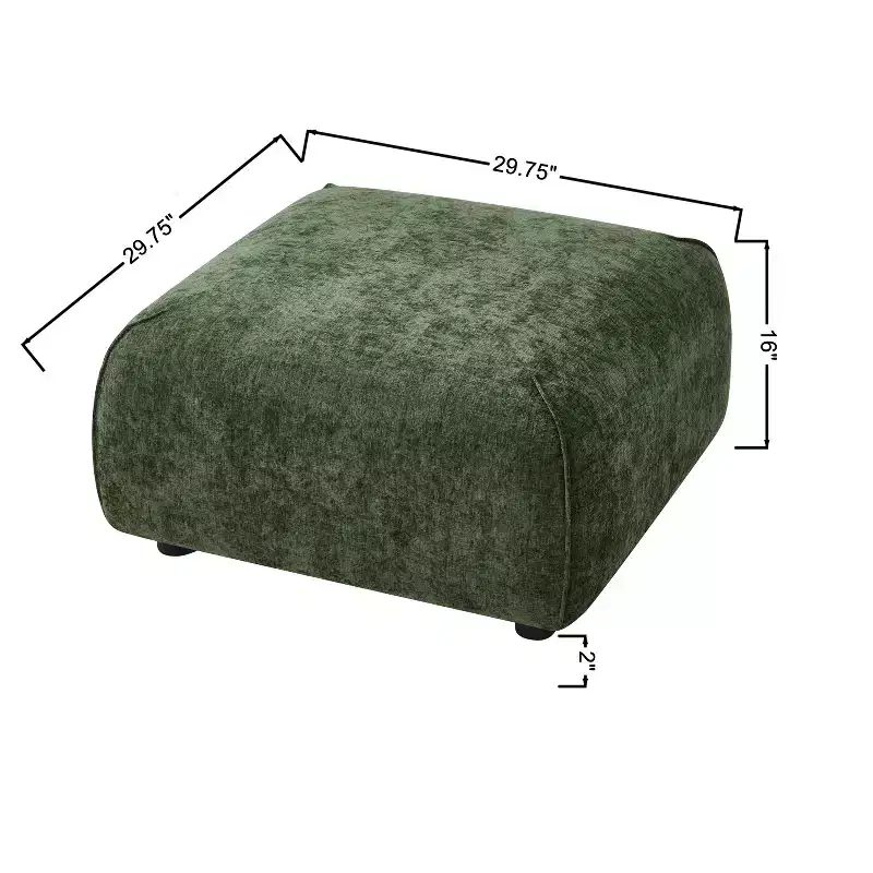 Christopher Knight Home Philomena Modern Upholstered Square Ottoman