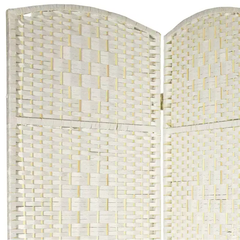 7 ft. Tall Diamond Weave Room Divider (6 Panels)