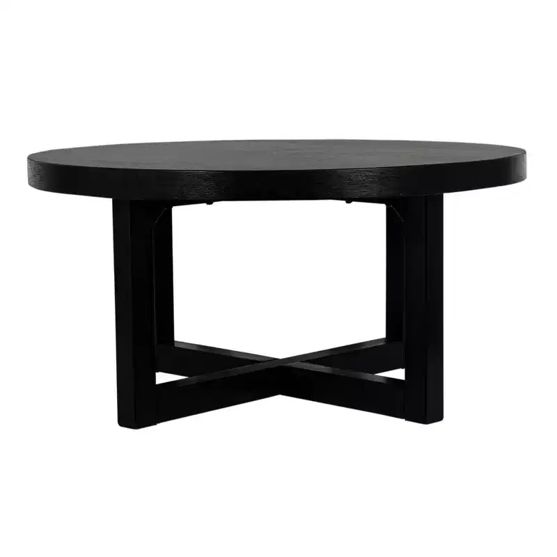 East at Main 38 Round Crisscross Base Coffee Table