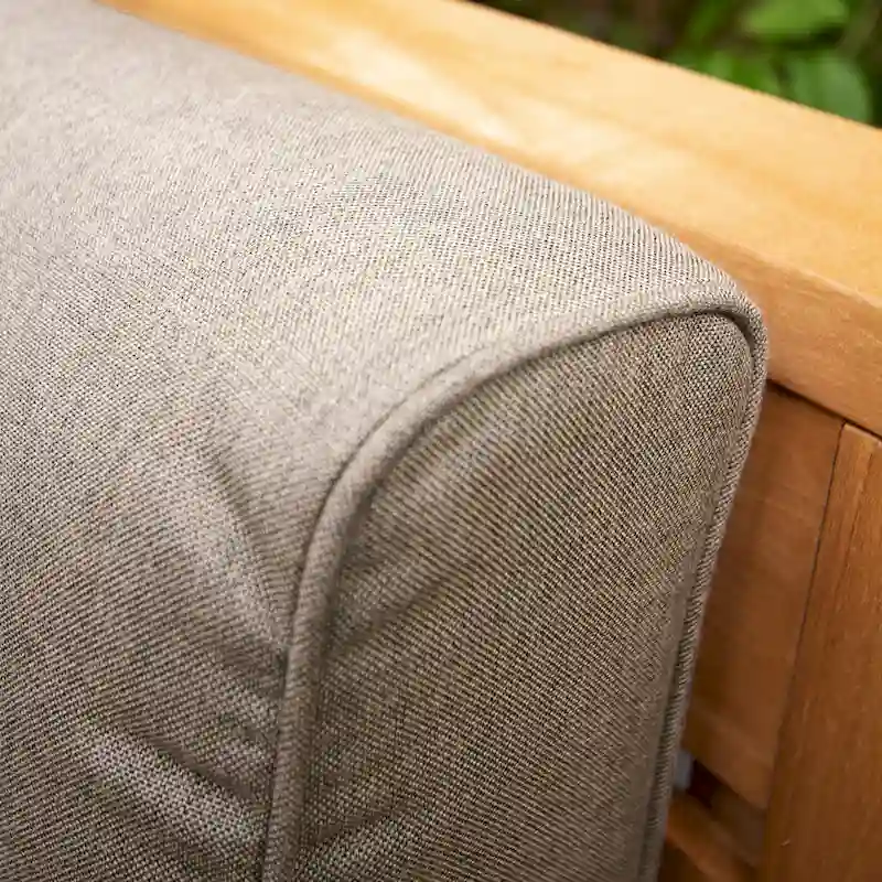 Cambridge Casual Logan 5-Piece Teak Patio Conversation Set with Sunbrella Cushion