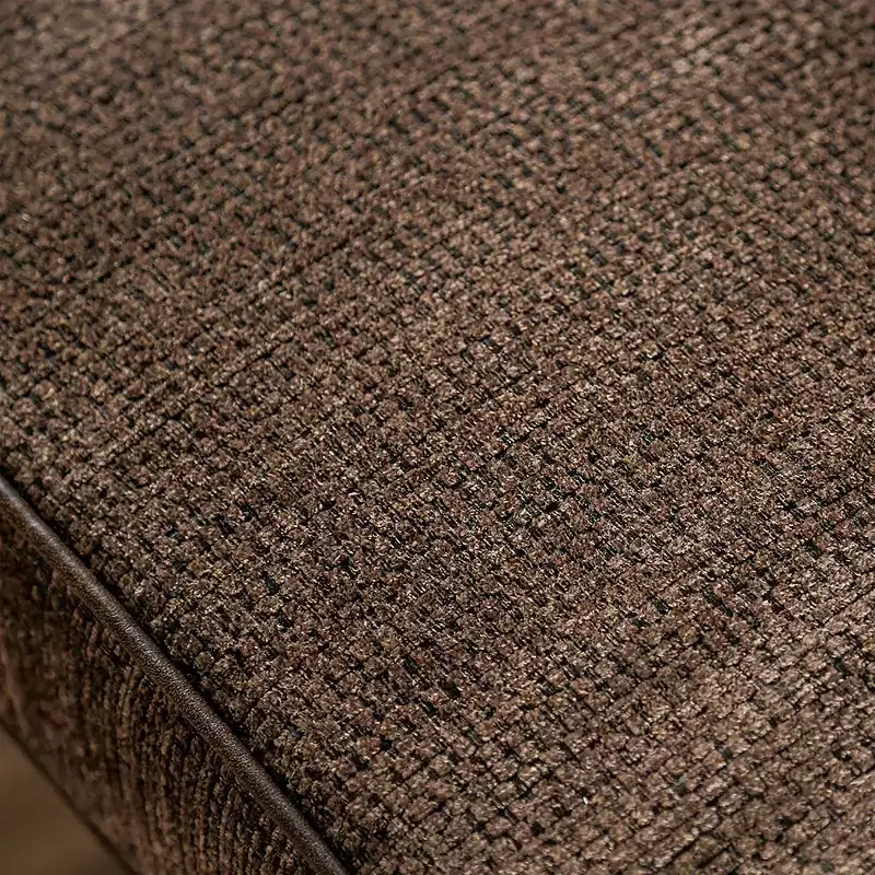 HOMES: Inside + Out Frazer 73" Loveseat Traditional with Nailhead Trim Brown
