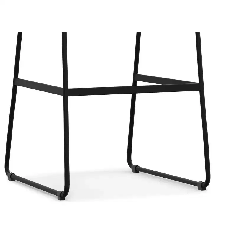 Thalia Mid Century Modern Bar Stool (Set of 2) in Vegan Faux Leather