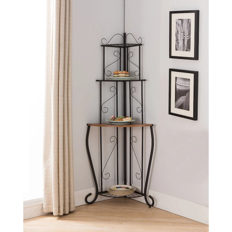Corner Kitchen Bakers Rack