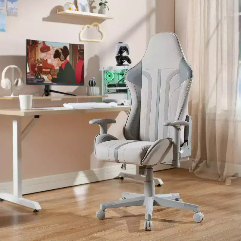 Mysa PC Gaming Chair Gray/Gray Base - X Rocker