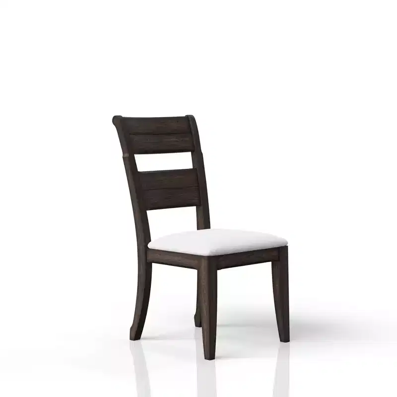GDFStudio Sheng Modern Wooden Upholstered Seat Side Chair