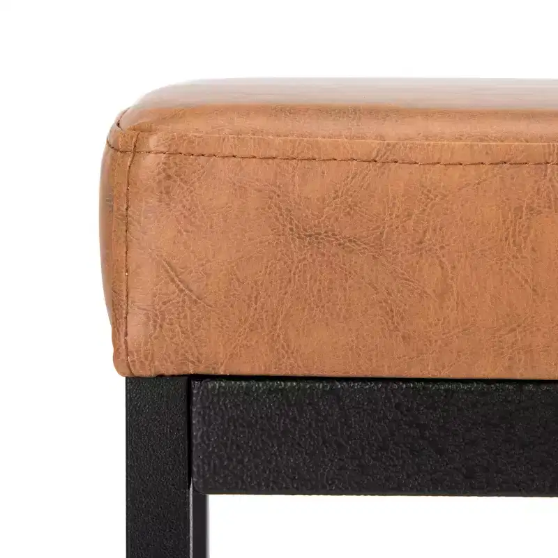 Chase Faux Leather Bench - BCH6204 - Safavieh