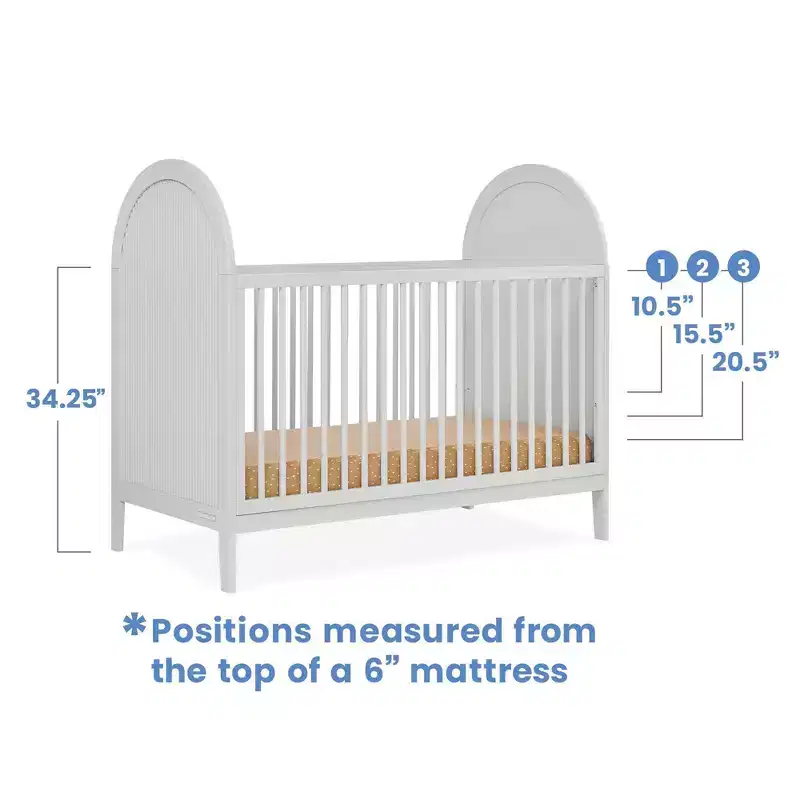 Delta Children Eloise 4-in-1 Convertible Crib - Greenguard Gold Certified