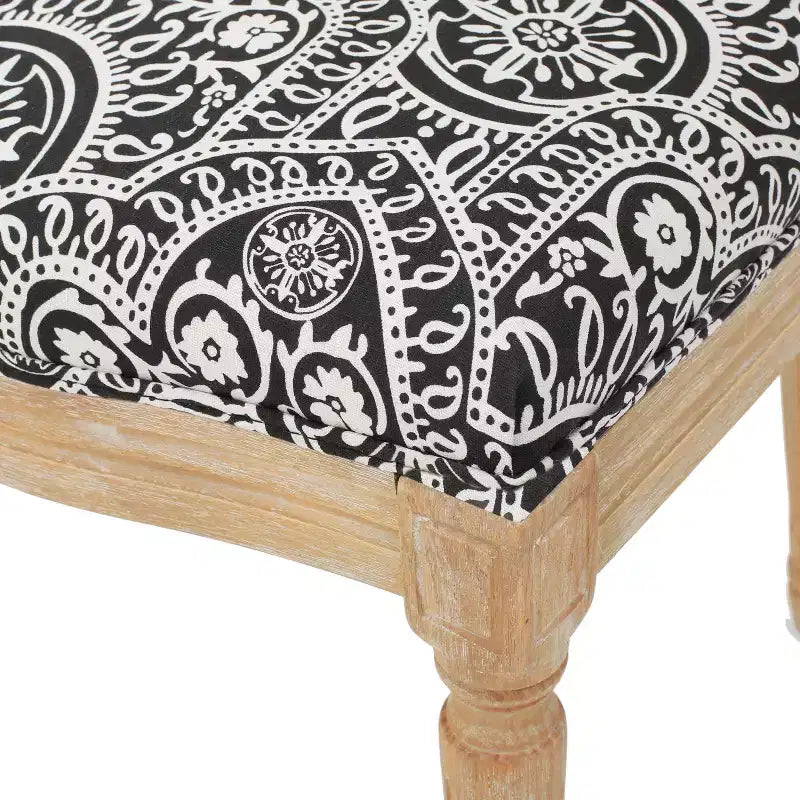Christopher Knight Home Derring 7 Pieces French Country Upholstered Wood Expandable Dining Set