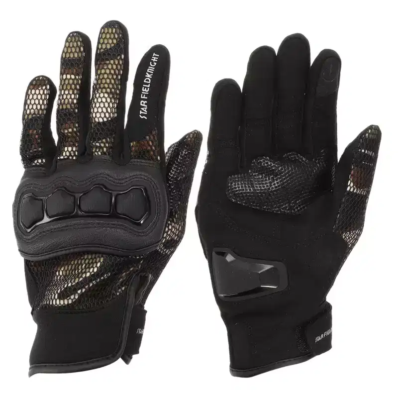 Unique Bargains Motorcycle Gloves Full Finger Gloves 1 Pair