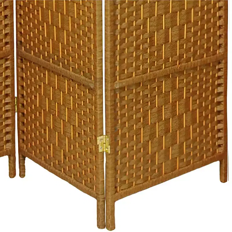 7 ft. Tall Diamond Weave Room Divider (6 Panels)