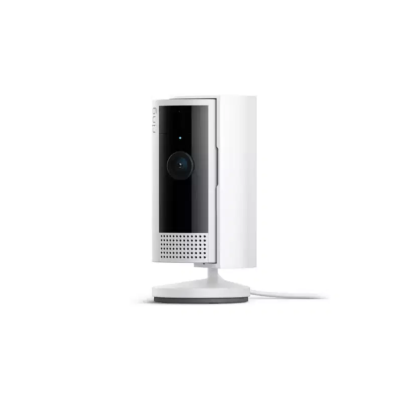 Ring 1080p Indoor Cam (2nd Gen) Security Camera 2pk - White: Motion Alerts, Night Vision