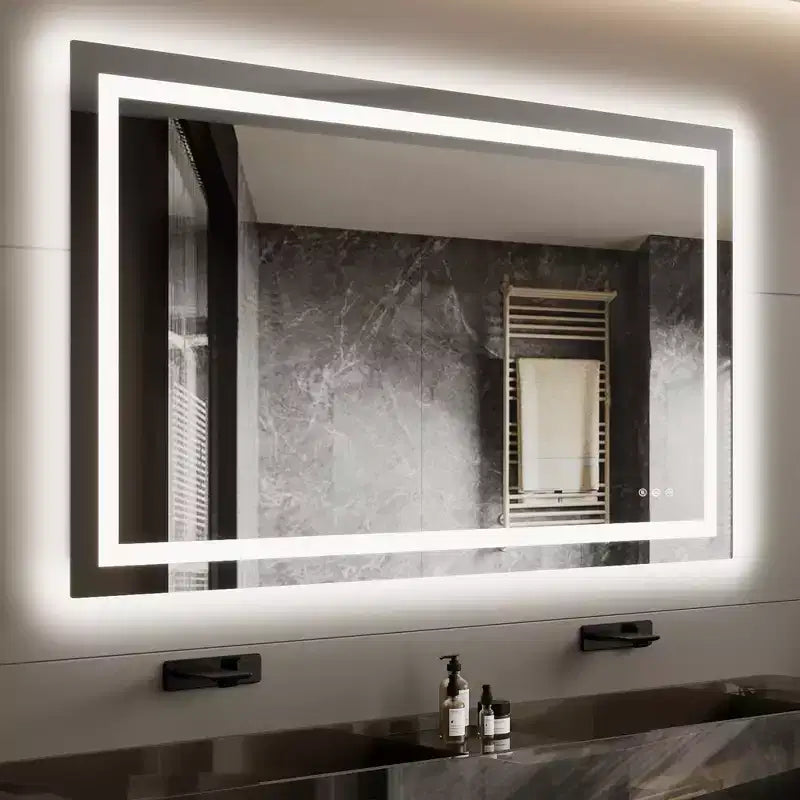 Bathroom Mirror , Anti-Fog Vanity Mirror with Dimmable Lights