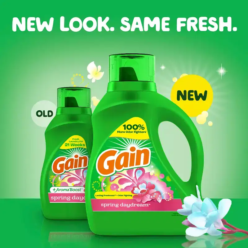 Gain Spring Daydream HE Deep Cleaning Concentrated Liquid Laundry Detergent 100 Loads - 144 fl oz