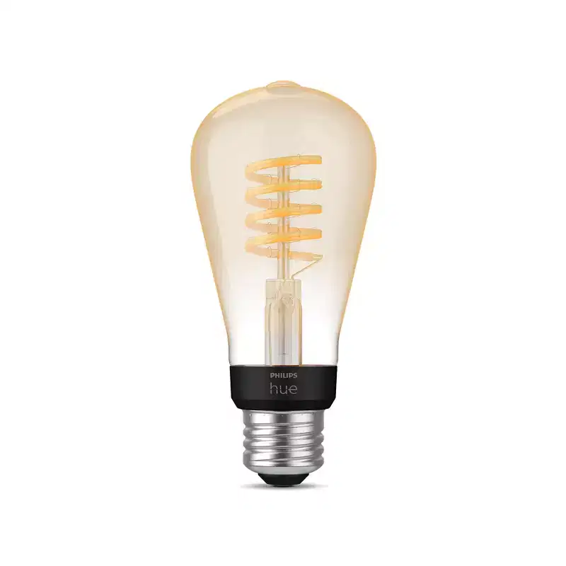 Philips Hue White Ambiance Filament ST19 Bluetooth LED Smart Bulb
