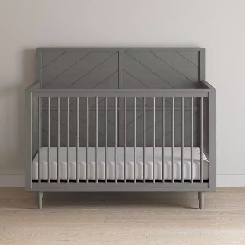 Child Craft Surrey Hill 4-in-1 Convertible Crib, Converts to Day Bed, Toddler & Full Size Bed, 3 Mattress Positions, Safe Finish