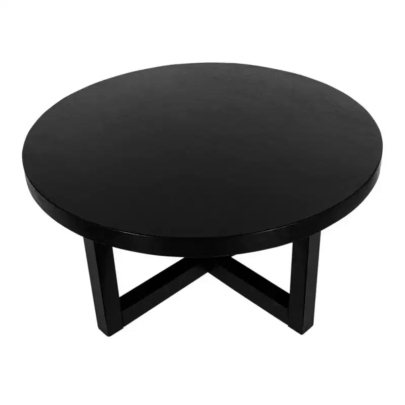 East at Main 38 Round Crisscross Base Coffee Table