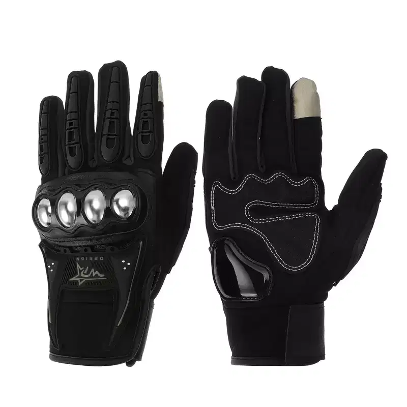 Unique Bargains Motorcycle Touchscreen Driving Gloves 1 Pair