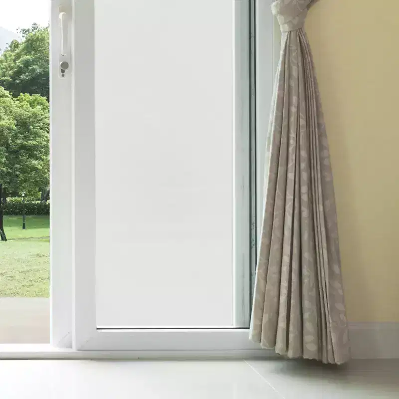 RoomMates Frosted Window Film Clear: Vinyl Frosting for Glass Window, Solid Pattern, 24" x 74"
