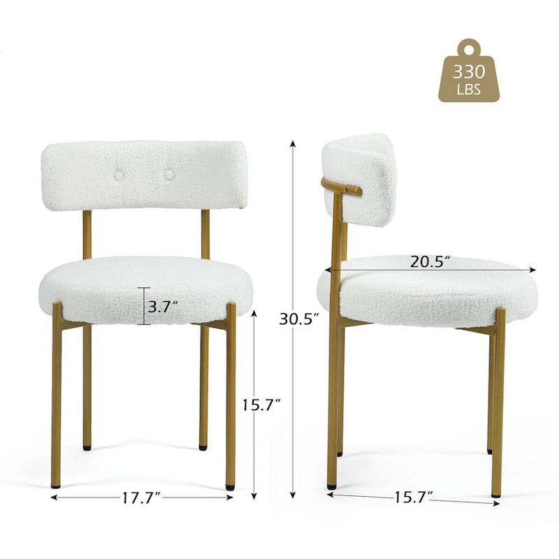 AVAWING Dining Chairs Mid-Century Modern Kitchen Chairs Set of 6