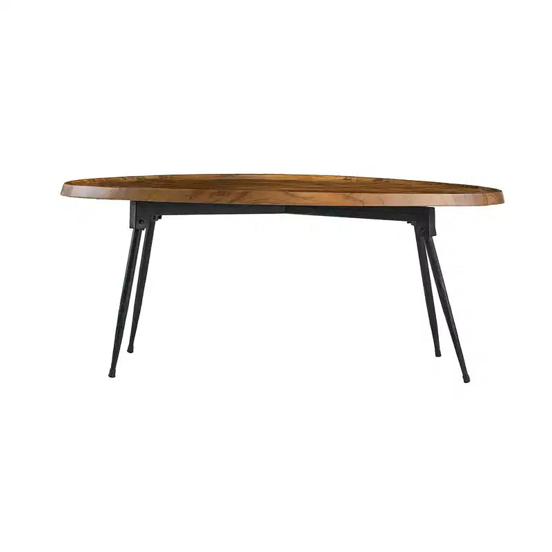 Oval Coffee Table Living Room Center Table 39x26x16