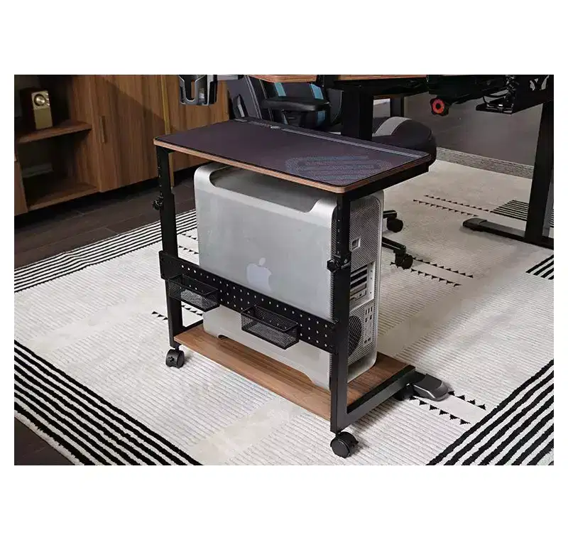 EUREKA ERGONOMIC Mobile Height Adjustable CPU Cart with Mouse Pad